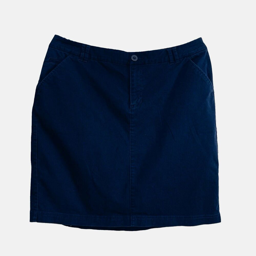 CJ Banks Skort Womens Size 14W Navy Blue Mid-Rise Regular Fit Athletic Chino